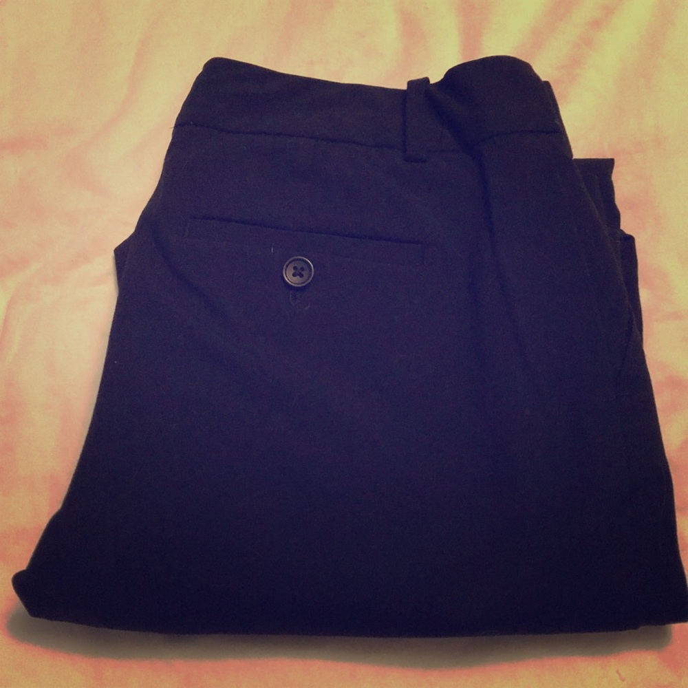 Banana Republic Martin fit black dress pants